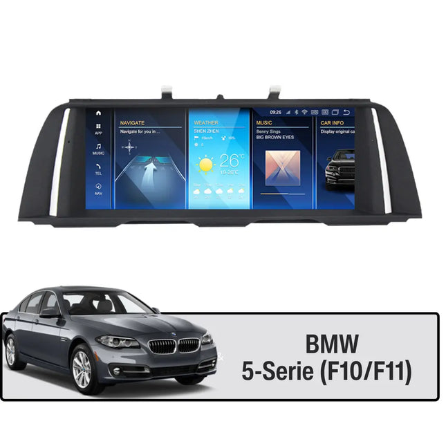 BMW Touchskärm F10/F11 5-Serie CarPlay / Android Auto