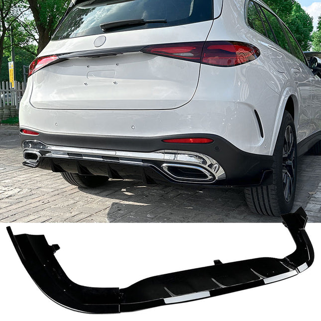 Glossy Blanksvart Diffuser Mercedes GLC X254 (AMG Sports Pack)