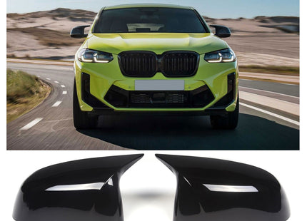 Spegelkåpor i blanksvart för BMW X3 G01/X4 G02/X5 G05/X6 G06/X7 G07