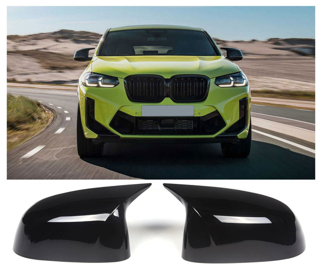 Spegelkåpor i blanksvart för BMW X3 G01/X4 G02/X5 G05/X6 G06/X7 G07