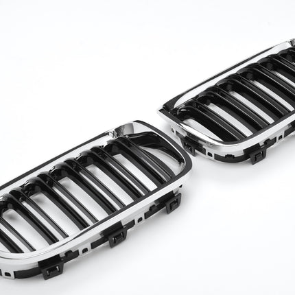 Krom/Svart Grill BMW 1-Serie F20/F21 2011-2015