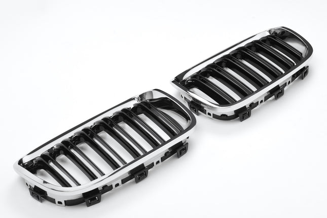 Krom/Svart Grill BMW 1-Serie F20/F21 2011-2015