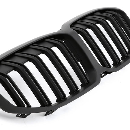 Mattsvart Grill Dubbelribb BMW 1-Serie F40 2019+