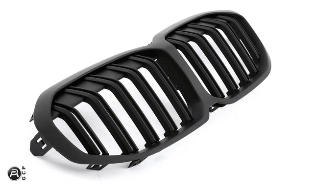Mattsvart Grill Dubbelribb BMW 1-Serie F40 2019+