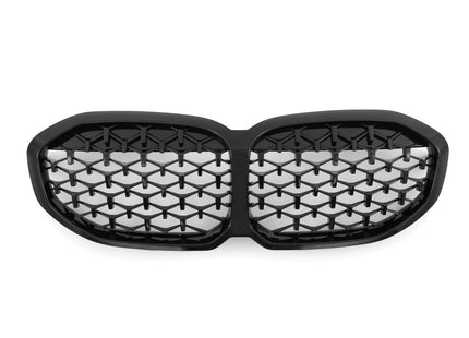 Grill Diamond i svart för BMW 1-serie F40