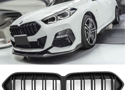 Mattsvart Grill Dubbelribb BMW 2-Serie Gran Coupé F44 2020+