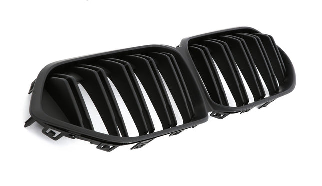 Mattsvart Grill Dubbelribb BMW 2-Serie Gran Coupé F44 2020+