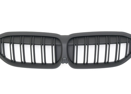 Grill med dubbla ribbor i mattsvart för BMW 3-serie G20/G21 (före facelift)