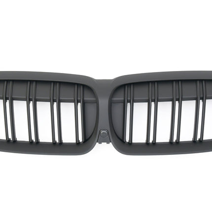 Mattsvart Grill Dubbelribb BMW 3-Serie G20/G21 2019-2022