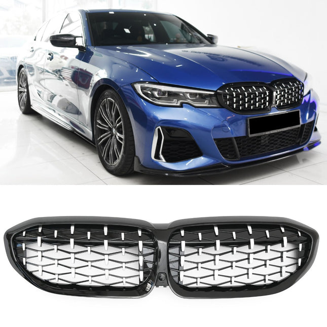 Grill Diamond i krom för BMW 3-serie G20/G21 (före facelift)