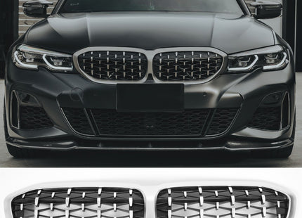 Grill Diamond i krom för BMW 3-serie G20 (före facelift)