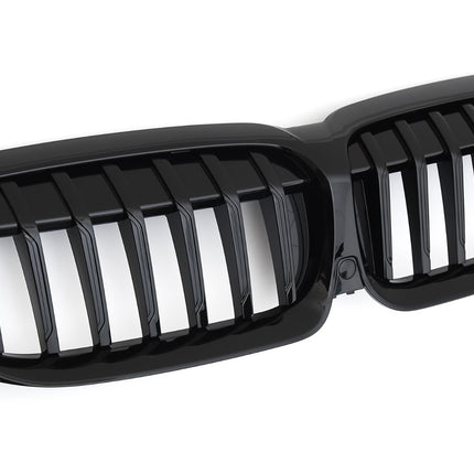 Blanksvart Grill Enkelribb BMW 3-Serie G20/G21 2019-2022