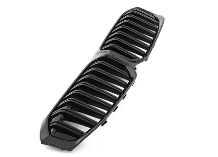 Grill med enkla ribbor i blanksvart för BMW 3-serie G20/G21 Facelift