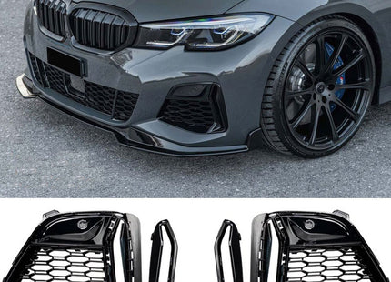 Stötfångarram i blanksvart för BMW 3-serie G20/G21 (före facelift)
