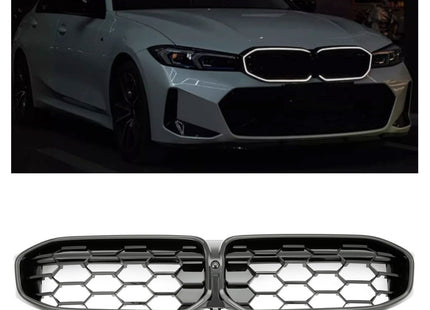 Grill Diamond i svart med LED för BMW 3-serie G20/G21 Facelift