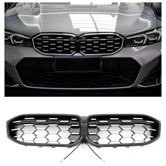 Grill i krom med LED för BMW 3-serie G20/G21 Facelift