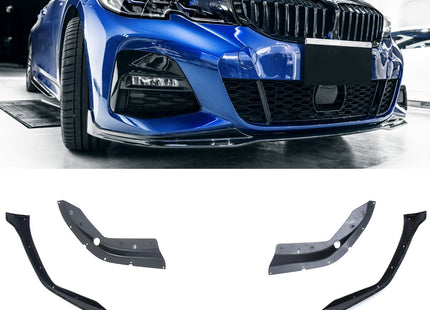 Frontsplitter i blanksvart för BMW 3-serie G20/G21 (före facelift)