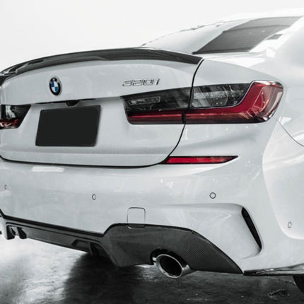 Glossy Blanksvart Spoiler BMW 3-serie G20 2019+ - bild 2