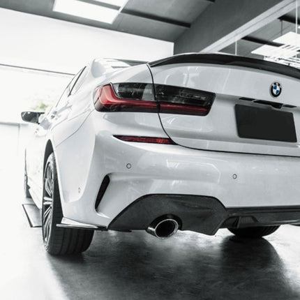 Glossy Blanksvart Spoiler BMW 3-serie G20 2019+ - bild 2