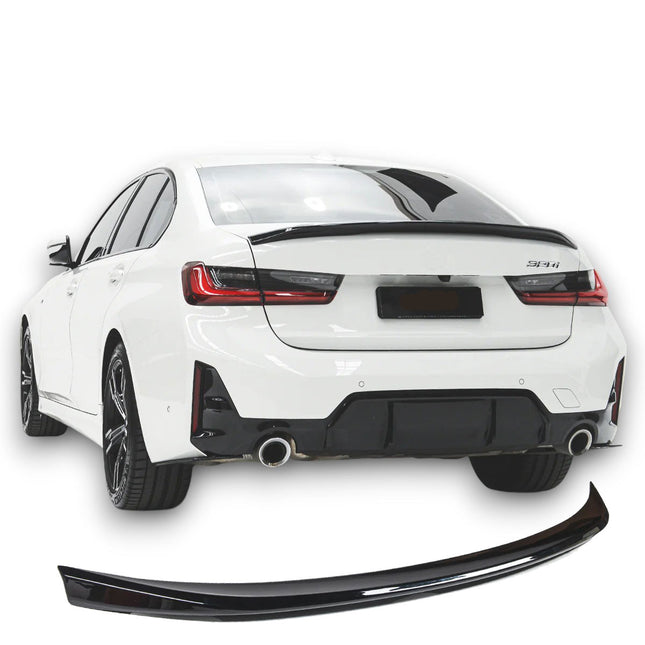 Glossy Blanksvart Spoiler BMW 3-serie G20 2019+