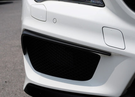 Frontflaps i blanksvart för Mercedes CLA C117 (före facelift)