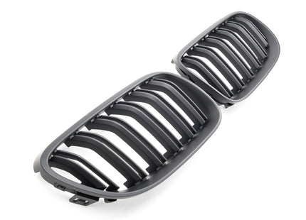Grill med dubbla ribbor i mattsvart för BMW 3-serie E92/E93 Facelift
