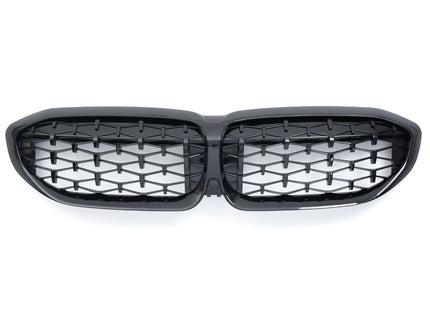Grill Diamond i svart för BMW 3-serie G20/G21 (före facelift)