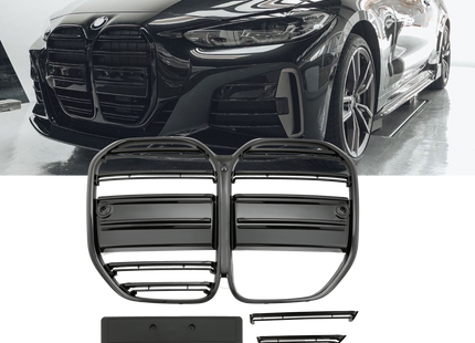 Grill i blanksvart för BMW 4-serie G22/G23