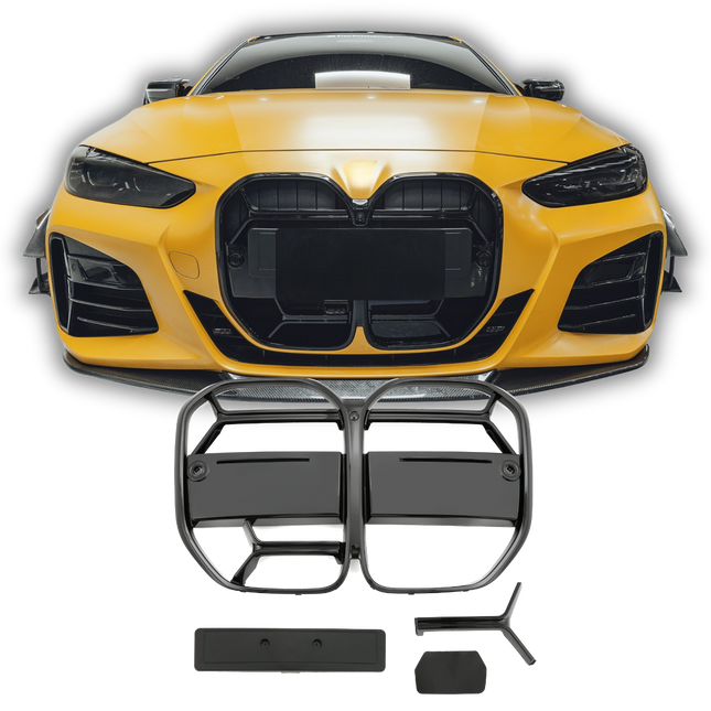 Grill i blanksvart för BMW 4-serie G22/G23 (CS-look)