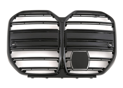 Grill med dubbla ribbor i mattsvart för BMW 4-serie G26