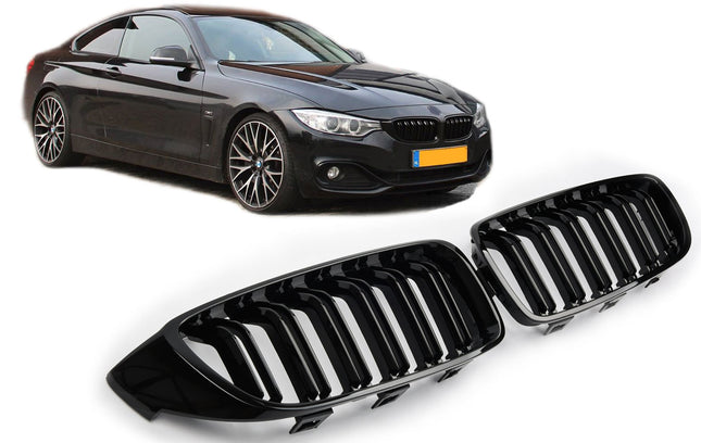 Grill i blanksvart för BMW 4-serie F32/M3/M4