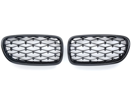 Grill Diamond i svart för BMW 5-serie F10/F11