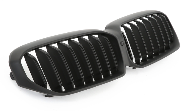 Grill med enkla ribbor i svart för BMW 5-serie G30/G31 Facelift