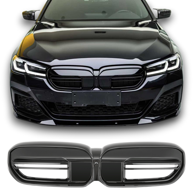 Grill i blanksvart för BMW 5-serie G30/G31 Facelift