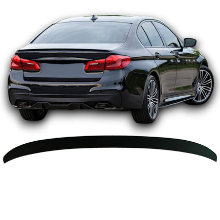 Glossy Blanksvart Spoiler BMW 5-serie G30 2017-2024