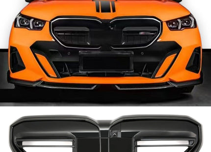 Grill med dubbla ribbor i svart för BMW 5-serie G60/G61