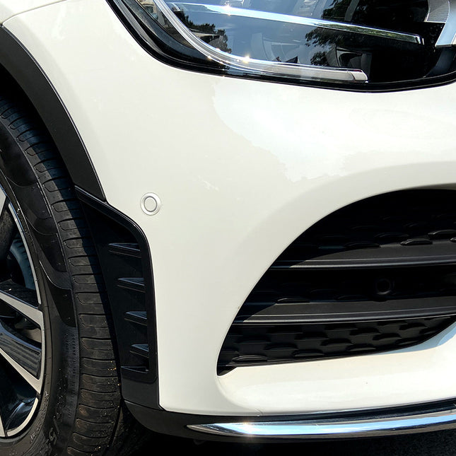 Luftintag till frontstötfångare i blanksvart för Mercedes GLC X253 Facelift