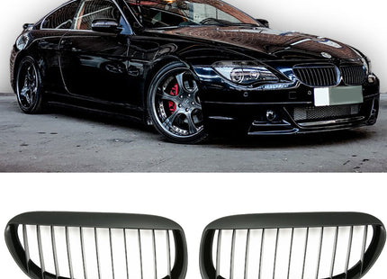 Grill i svart för BMW 6-serie E63/E64 (E63-look)