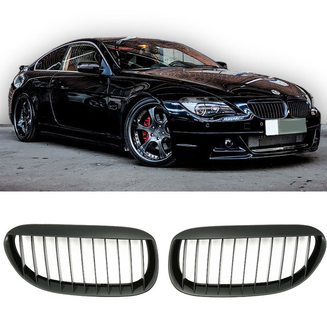 Grill i svart för BMW 6-serie E63/E64 (E63-look)