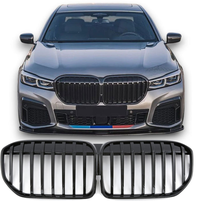 Grill i blanksvart för BMW 7-serie G11/G12 Facelift