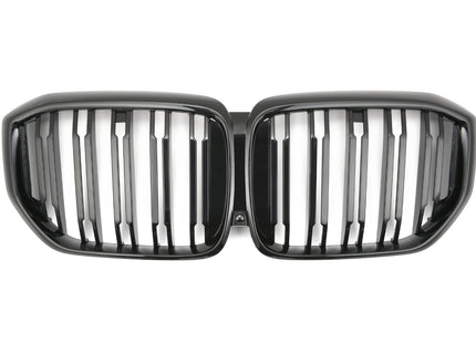 Grill med dubbla ribbor i blanksvart för BMW X5 G05 Facelift