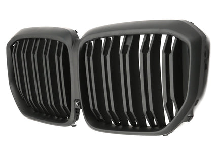 Grill med dubbla ribbor i mattsvart för BMW X5 G05 Facelift