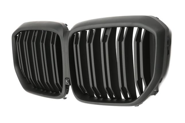Grill med dubbla ribbor i mattsvart för BMW X5 G05 Facelift