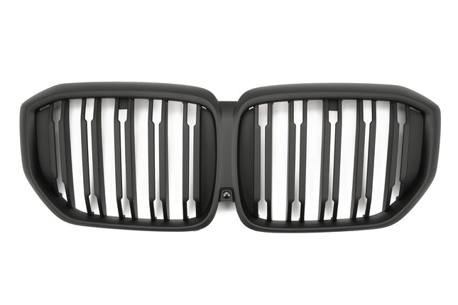 Grill med dubbla ribbor i mattsvart för BMW X5 G05 Facelift