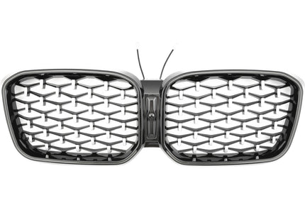 Grill i krom med LED för BMW X3 G01/X4 G02 Facelift