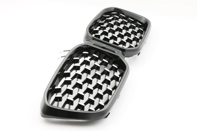 Grill i krom med LED för BMW X3 G01/X4 G02 Facelift