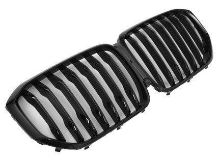 Grill med enkla ribbor i blanksvart för BMW X5 G05 (före facelift)