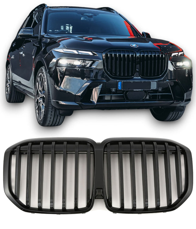 Grill i blanksvart för BMW X7 G07 Facelift