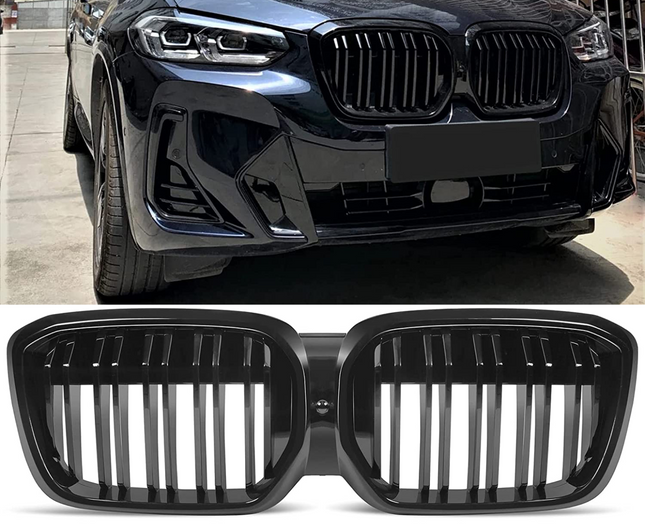 Grill i blanksvart för BMW iX3 G08 Facelift