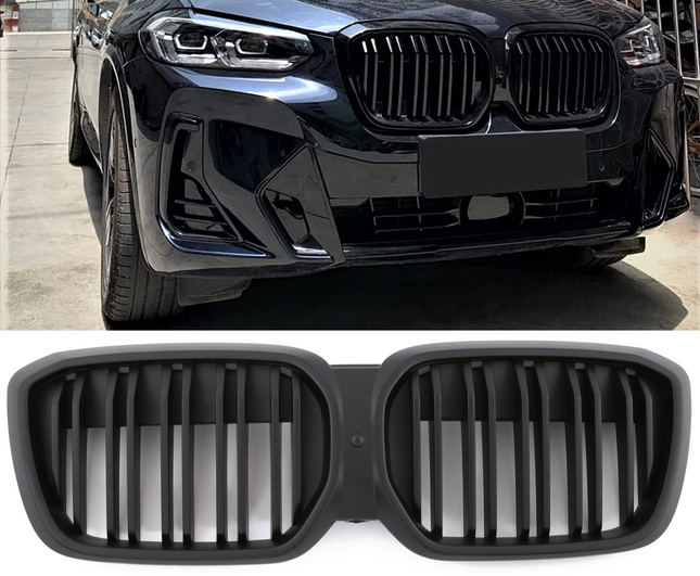 Grill i mattsvart för BMW iX3 G08 Facelift